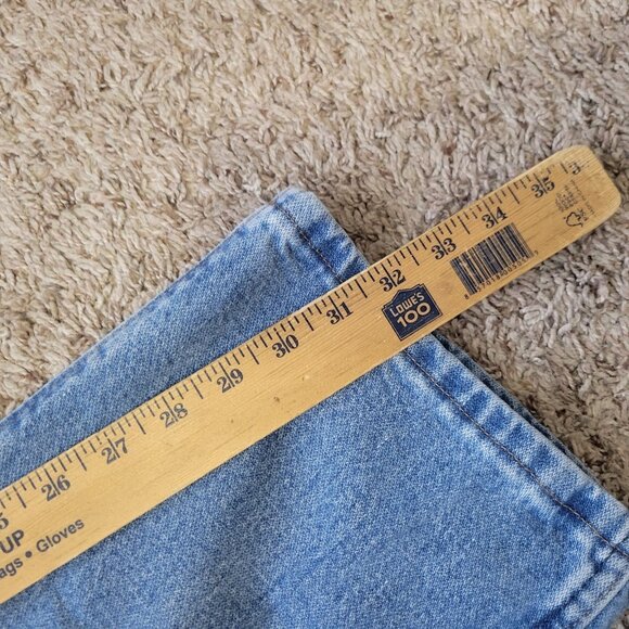 Wrangler Jeans Mens 40x32 Cowboy Cut Dark Washed Denim - Picture 3 of 6